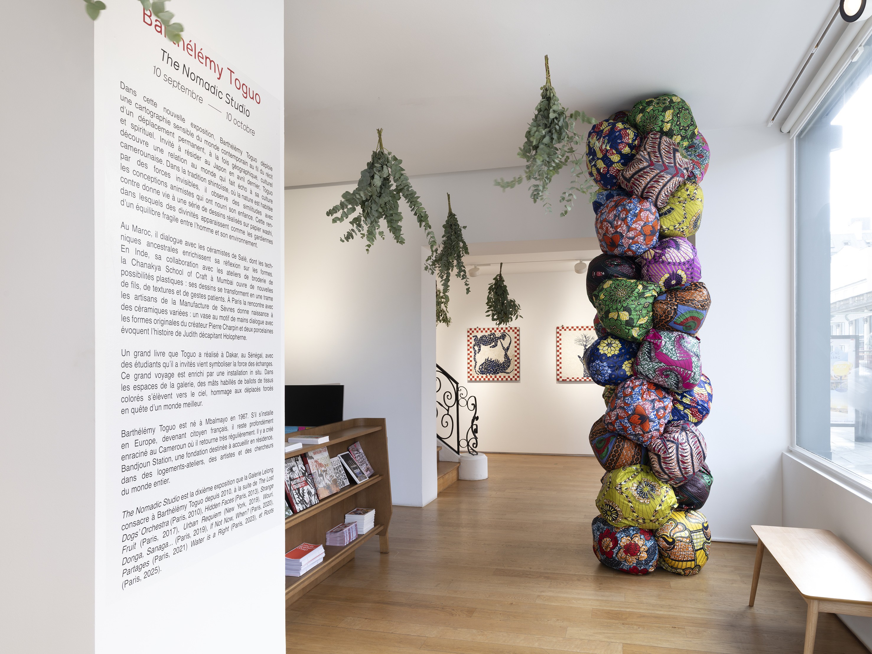 Barthélémy Toguo, The Nomadic Studio, Galerie Lelong, Paris, 2026. Courtesy Galerie Lelong (1)