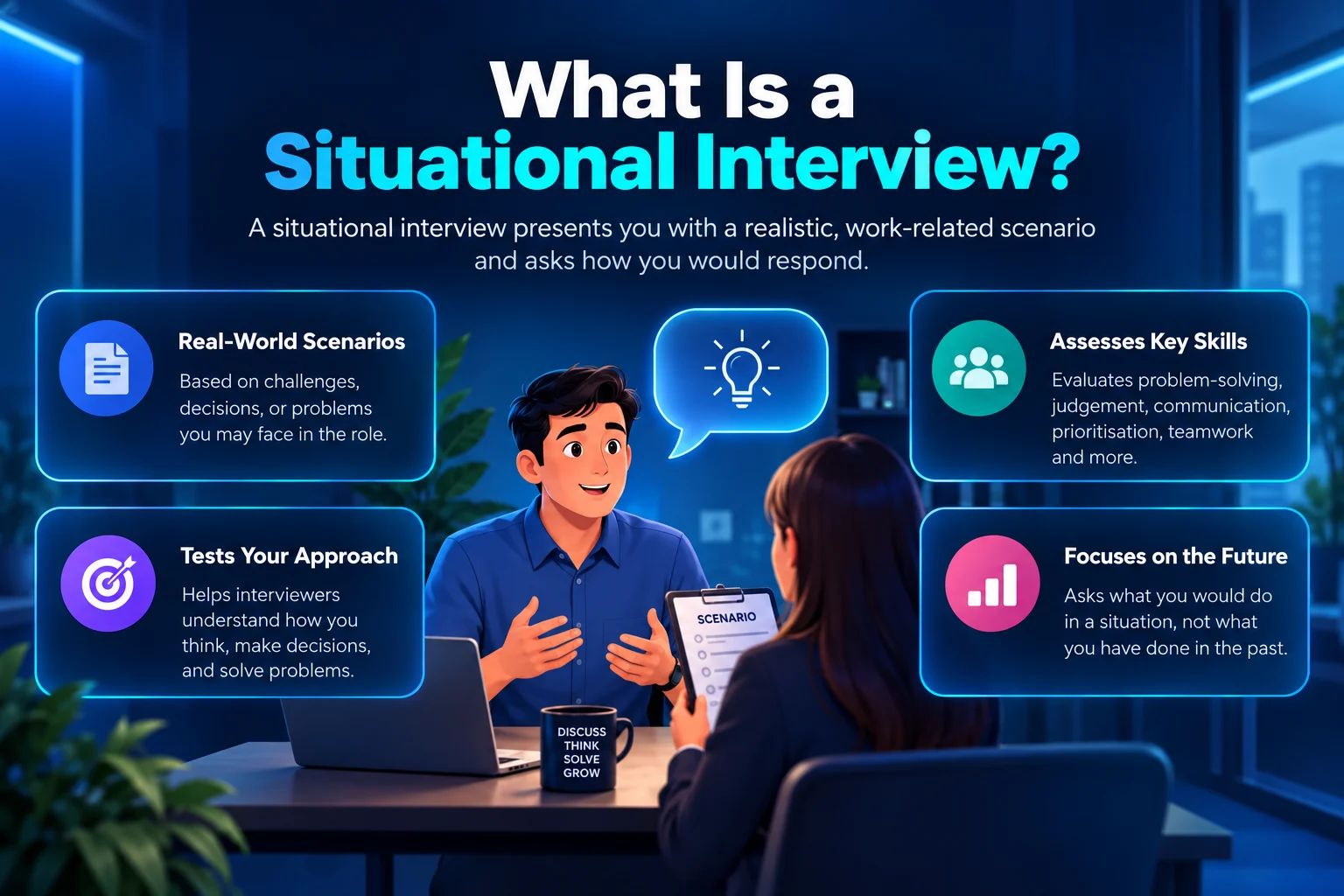 Infographic Showing Situational Interview