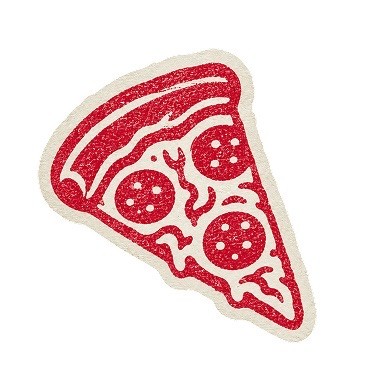 Red pizza-slice icon.