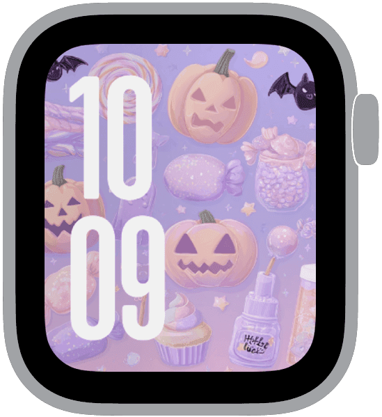 A selected watchface from the candy grave collection