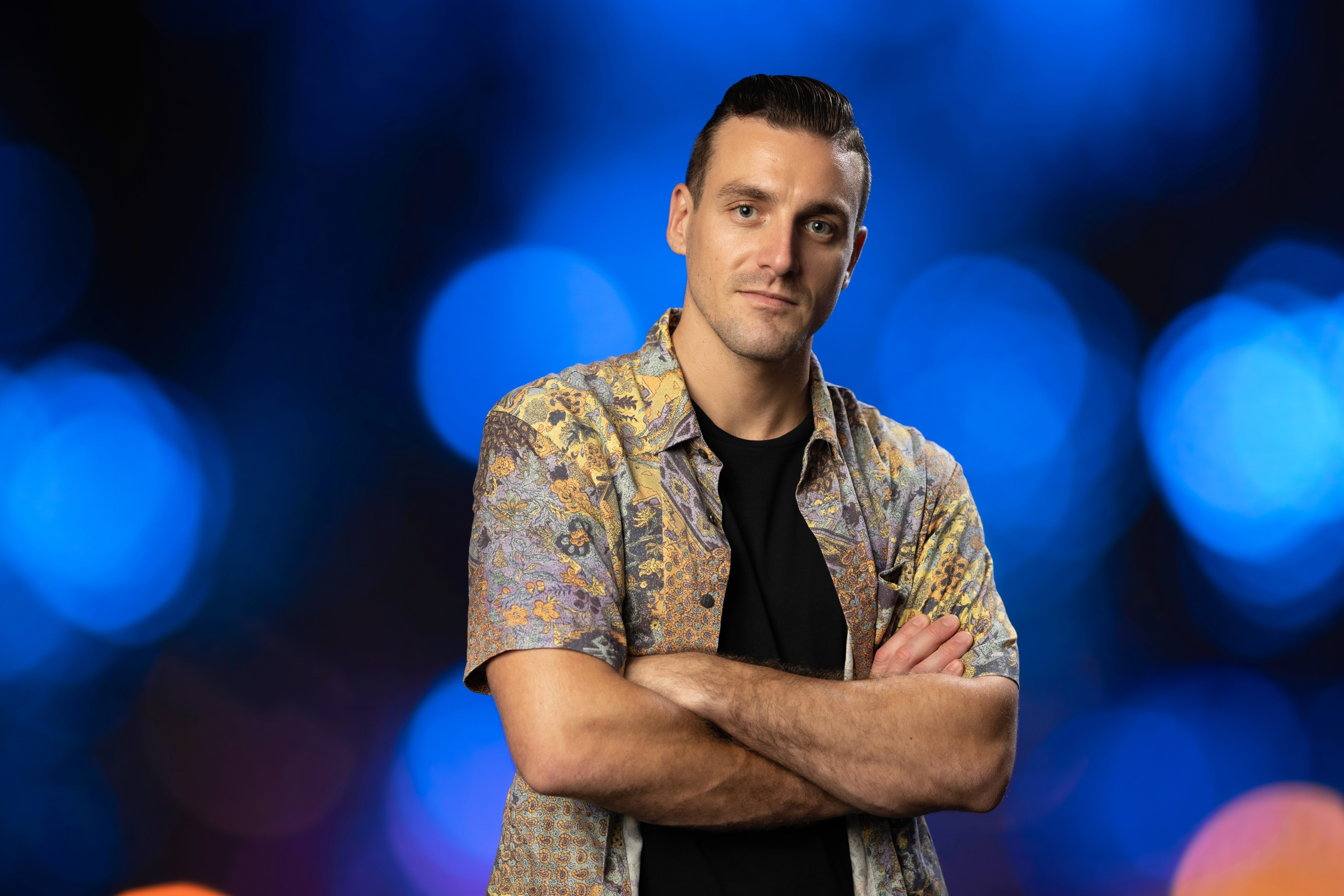 Coach explaining something to an athlete