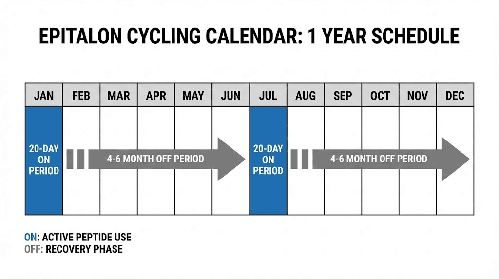Epitalon peptide dosage cycling schedule and timing guide