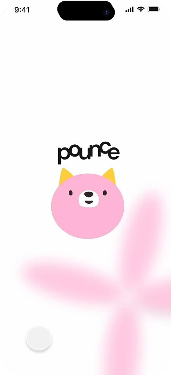 Pounce splash screen