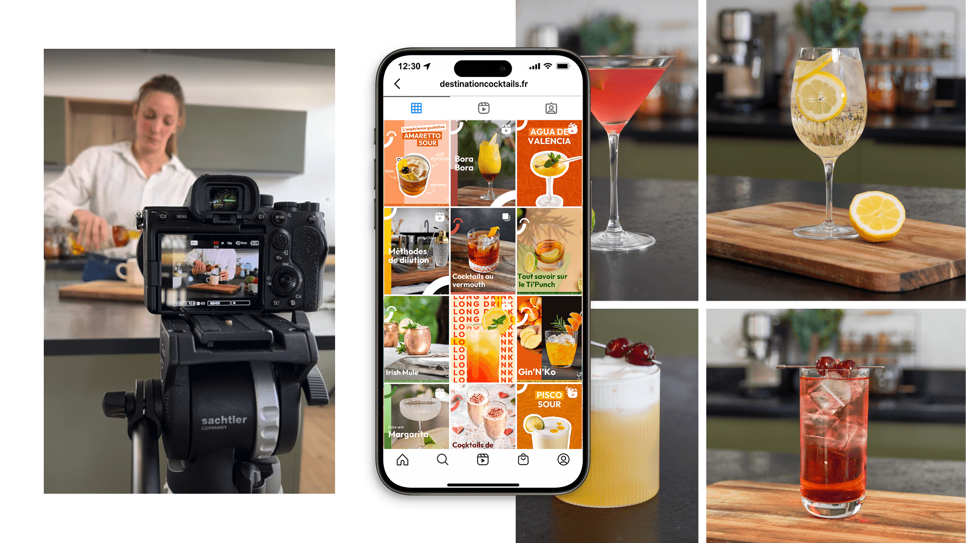 Behind de scene photo + Mockup