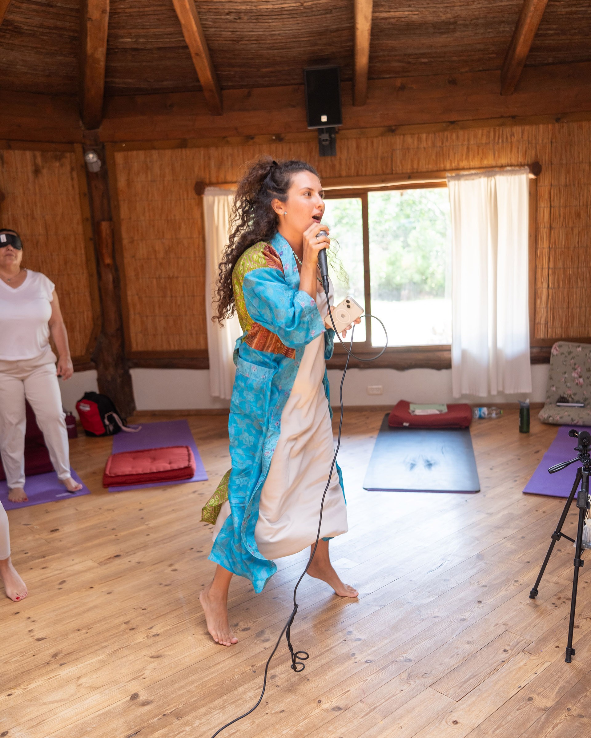 inside the pagoda retrit