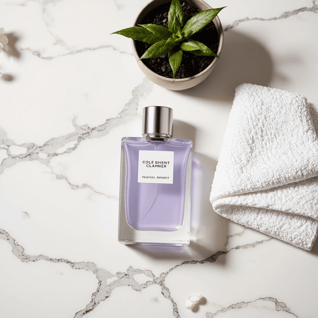 product photography of perfume bottle