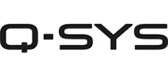 Q-SYS Audio Video Control - Blue, Black and White