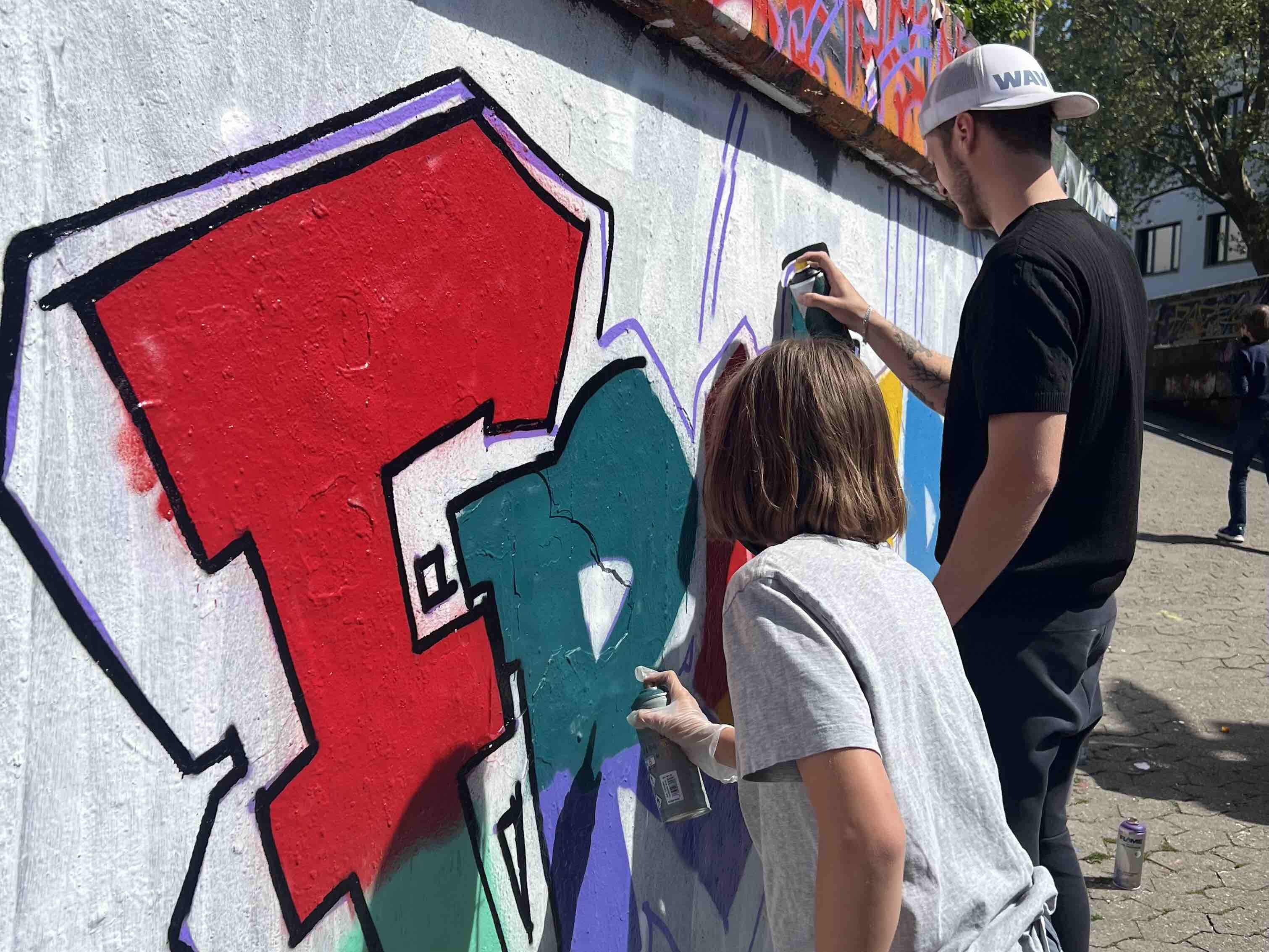 Fraternité- Graffiti verbindet Schüler aus Deutschland und Frankreich 