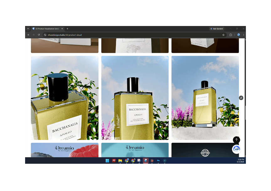 Chase Design Studio, 3d Designs showcase