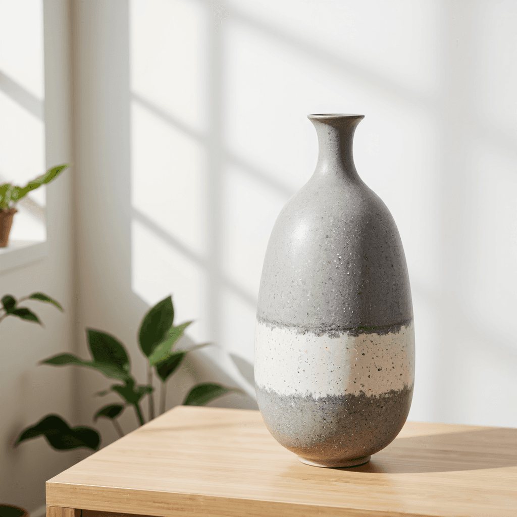 product photography of a decorative ceramic vase