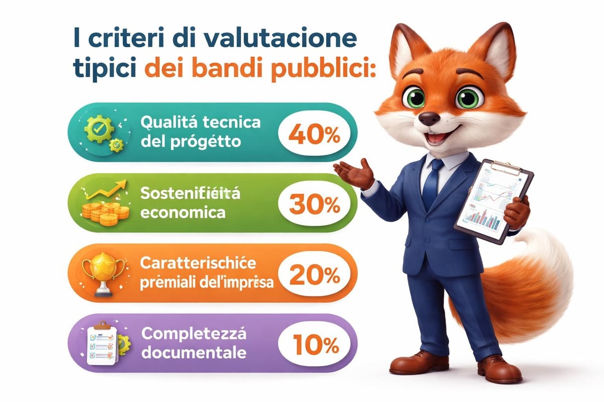 Fattori che influenzano il punteggio nei bandi