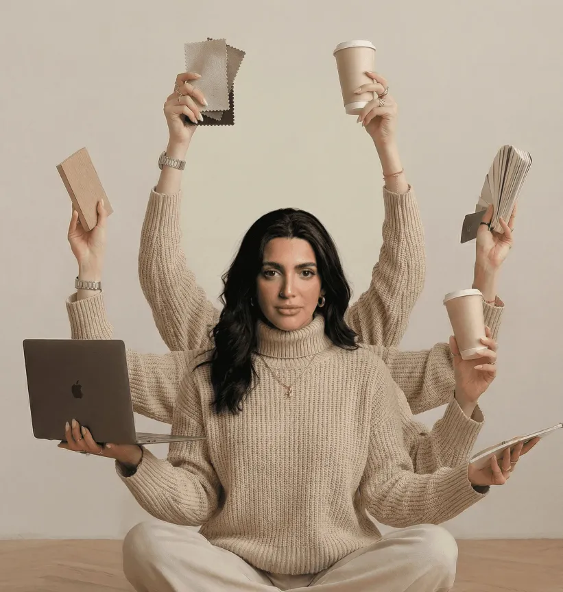 Person in fog with a glowing, glitching computer monitor head, dark cyberpunk portrait.