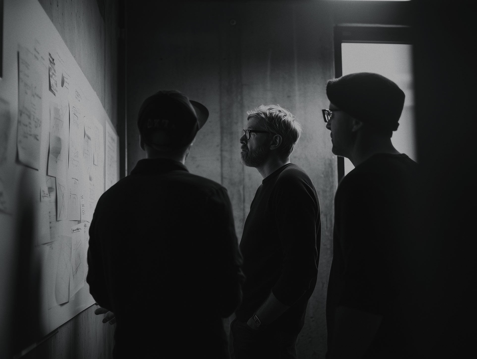 Professional Photograph of a working team