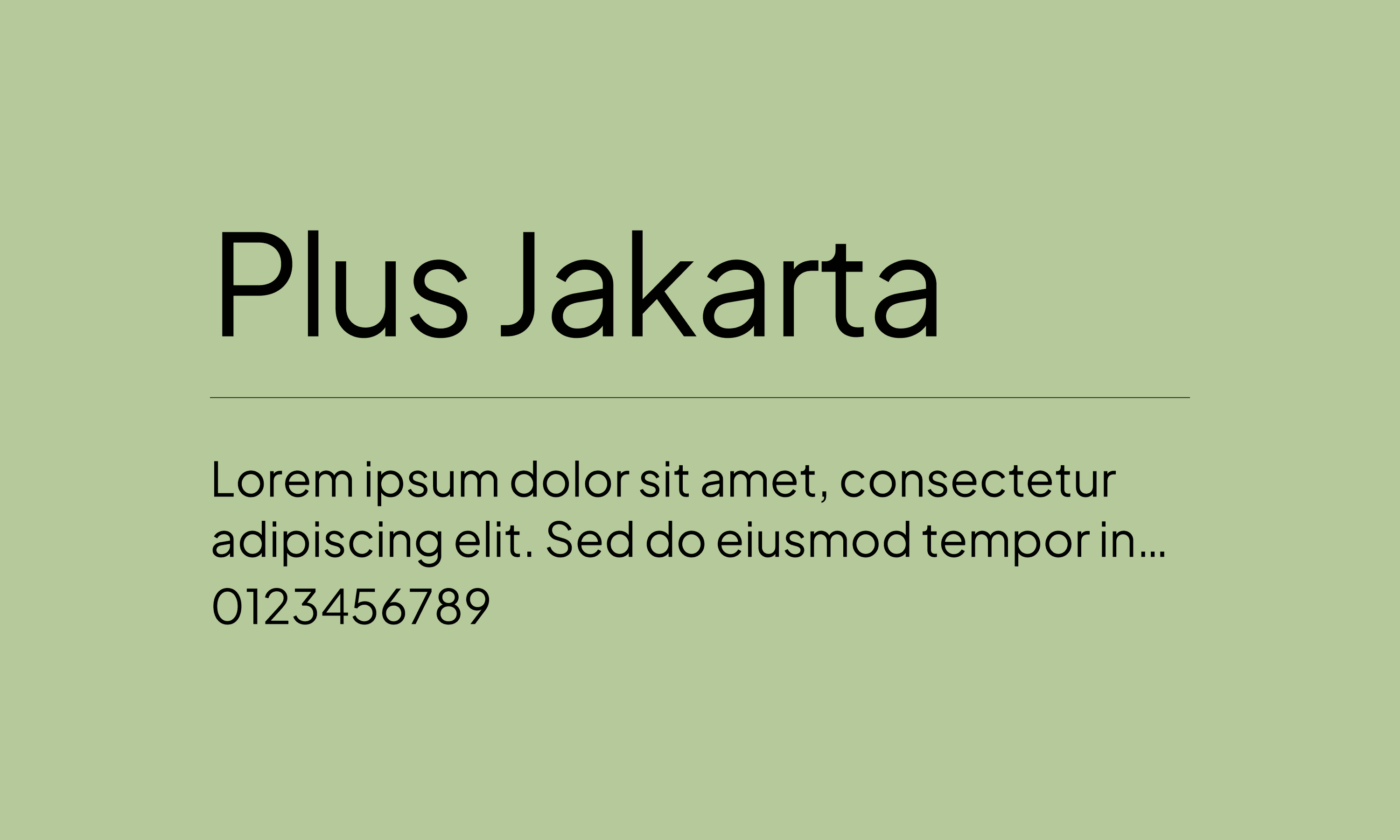Plus Jakarta Sans