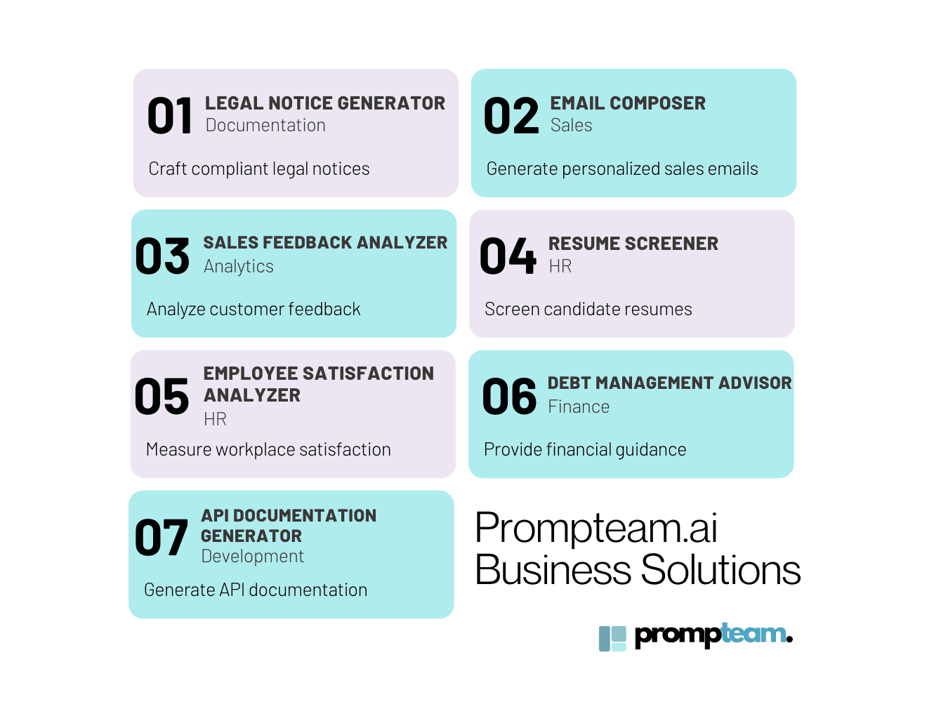 Prompteam.ai top features