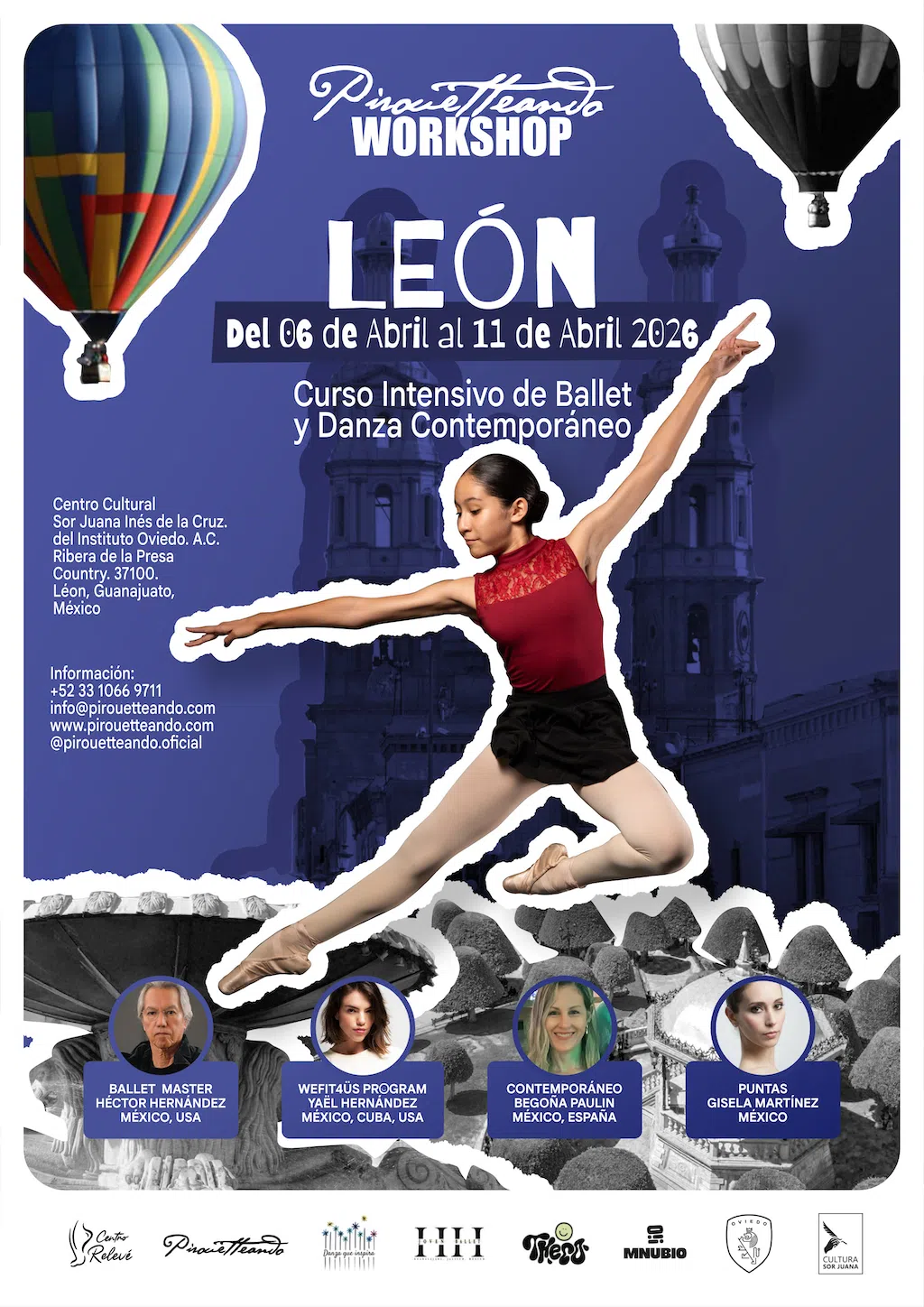 Poster de el evento Pirouetteando Workshop Leon