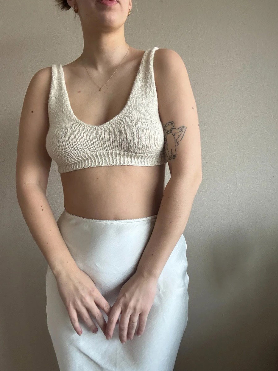 Moon Bralette knitting pattern, photo 2