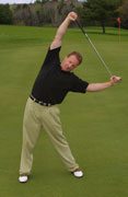 side bending golf stretch