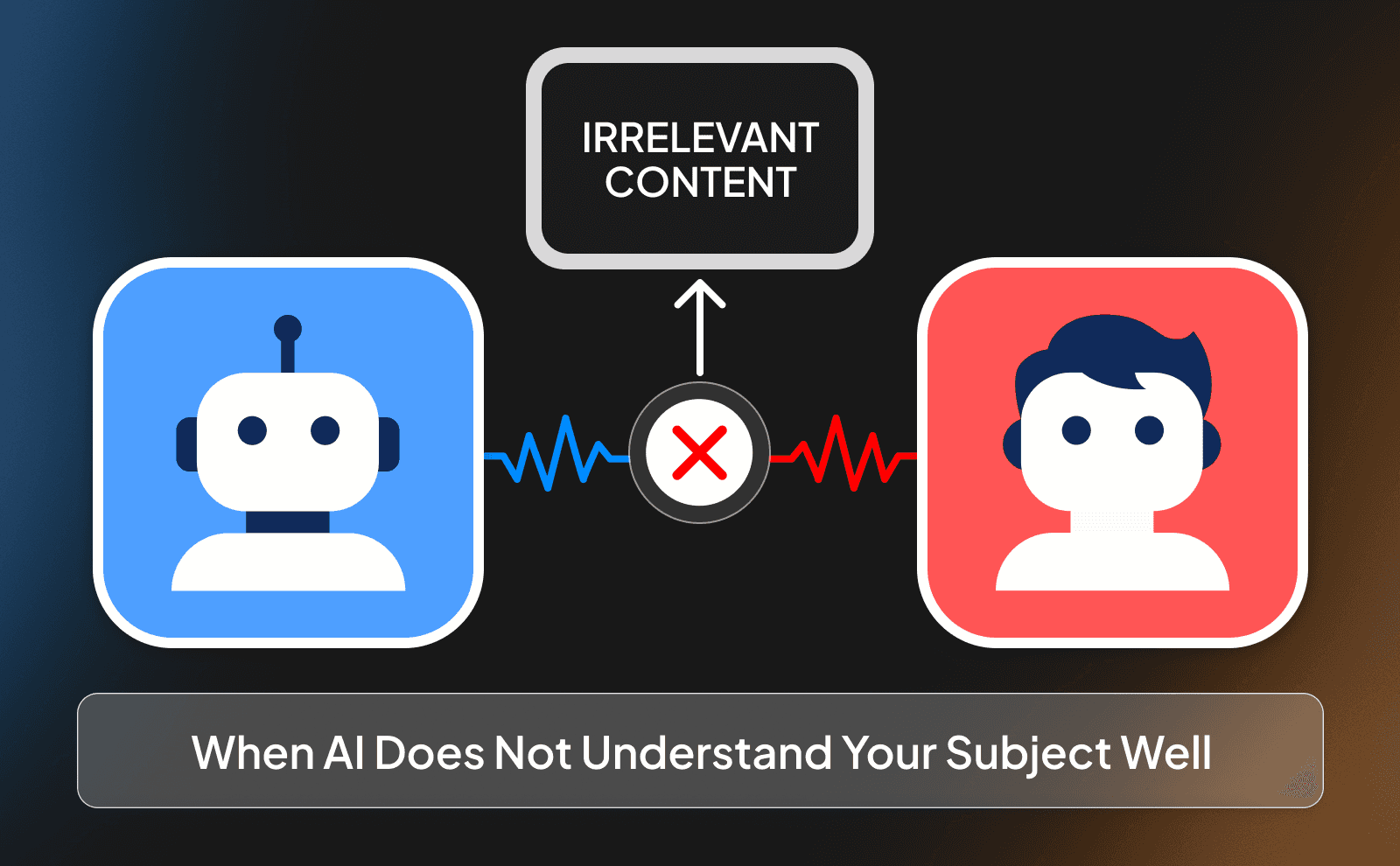When AI does not understand your subject well