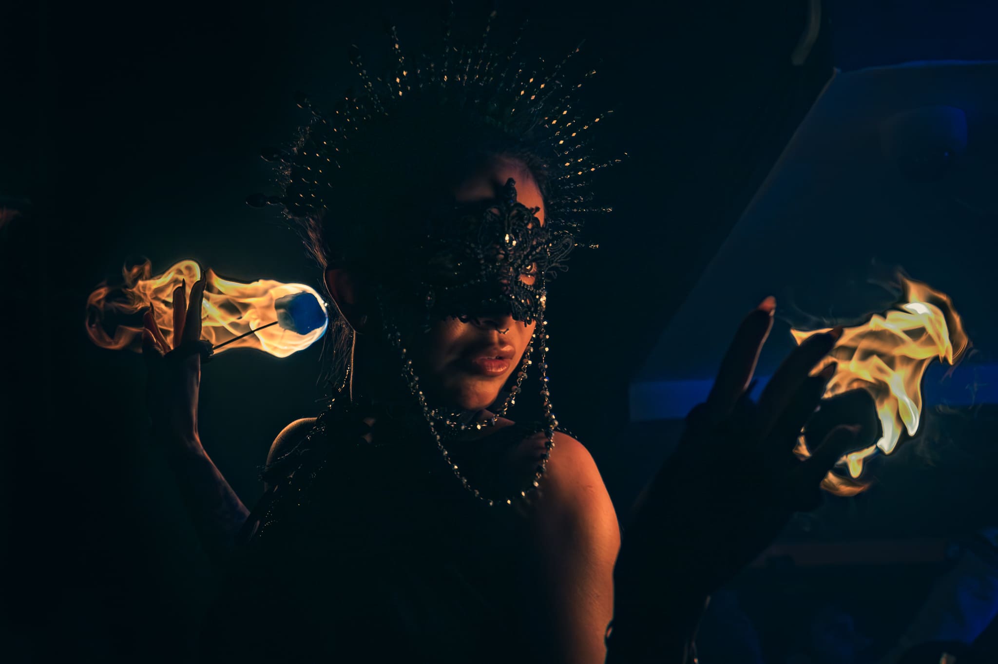 Pipe organ and chairs inside a grand church