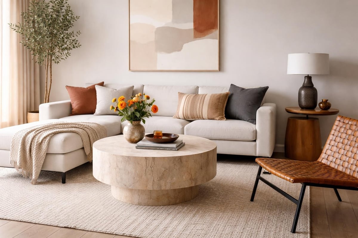 Staging color and material strategy