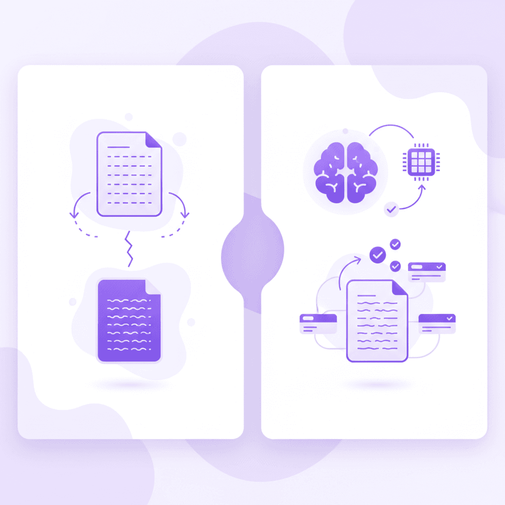 Comparison of verbatim transcription and generative note-taking methods