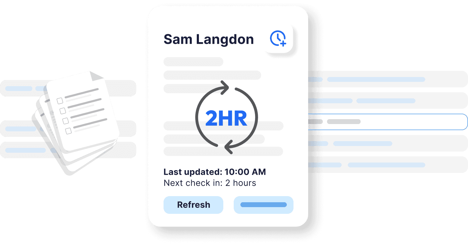 regular bihourly ERE syncing software for disability law