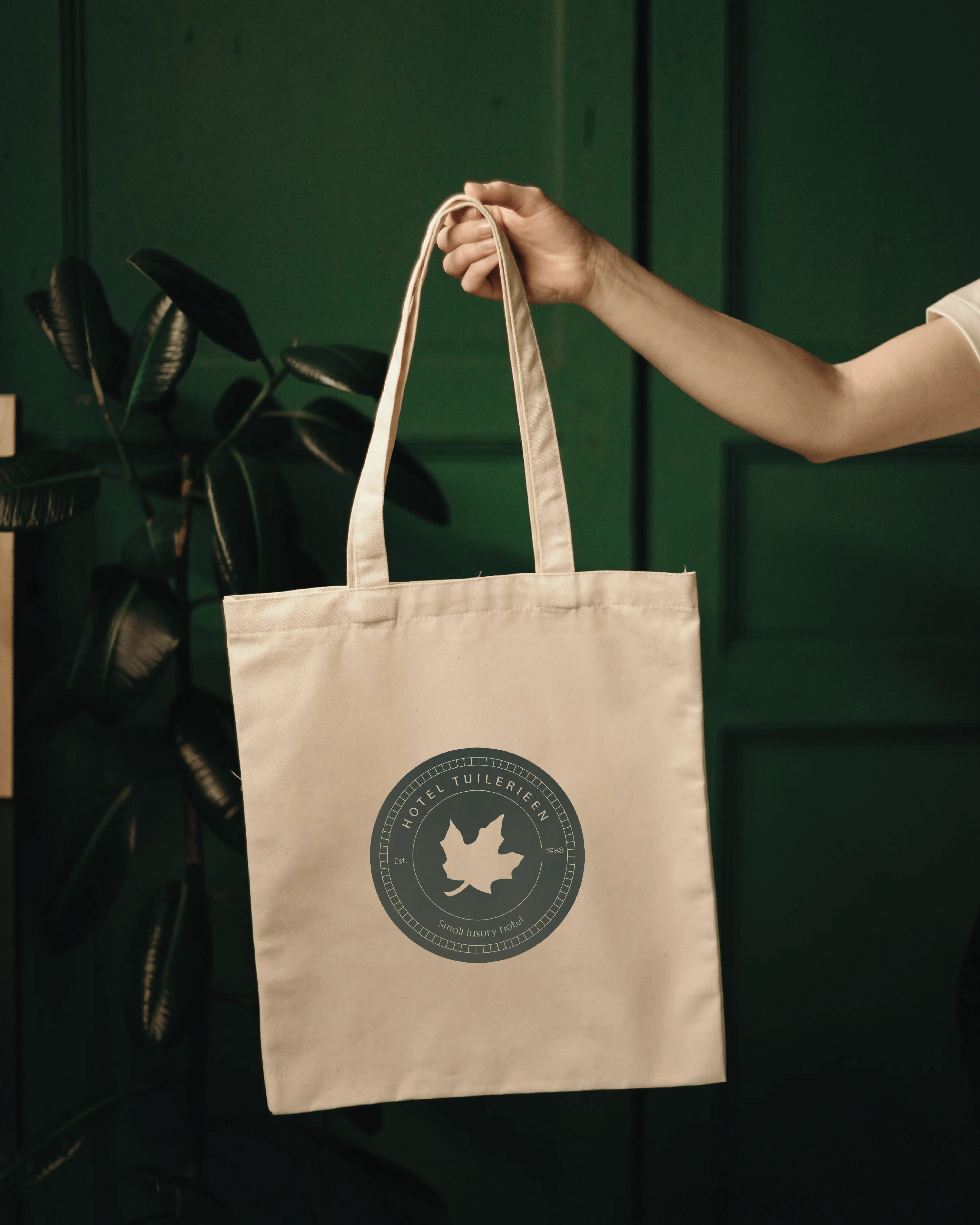 Tuillerien boutique hotel brand identity by Unpeel