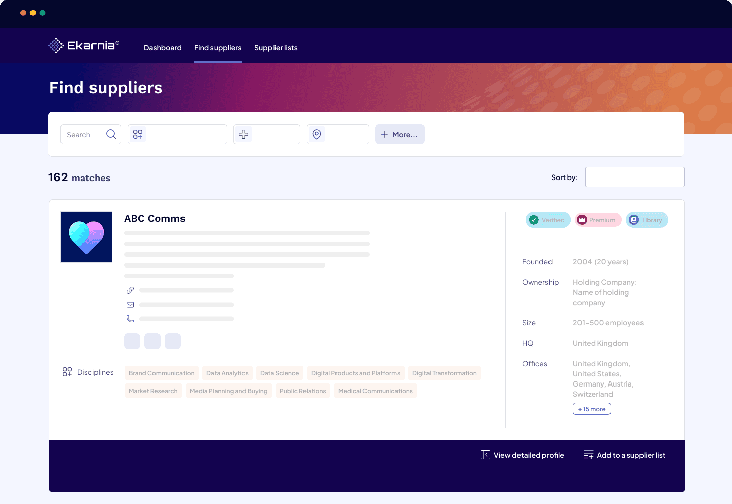 Ekarnia Find Suppliers App Image
