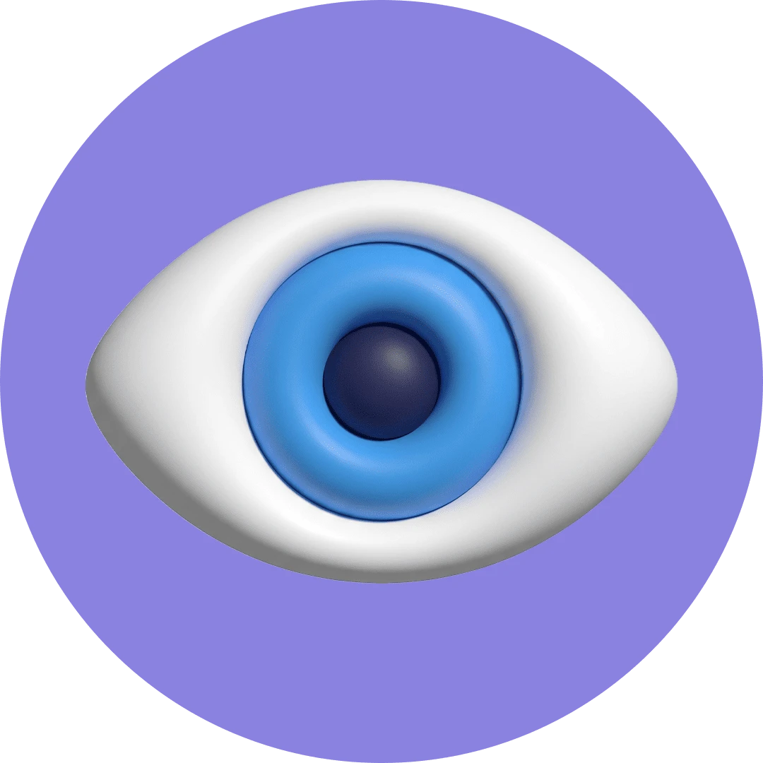Auge im Kreis