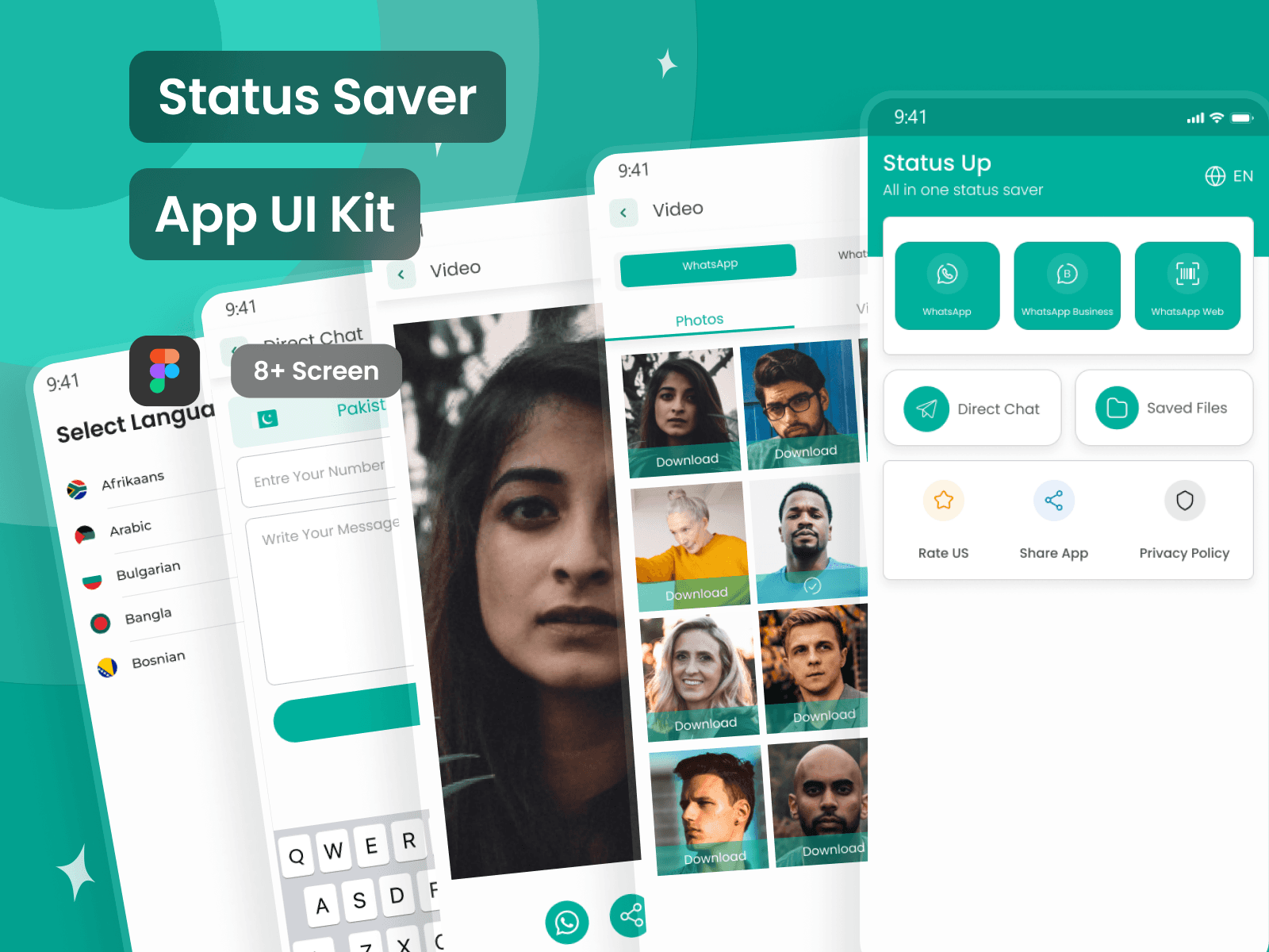 Status Saver App Ui Kit