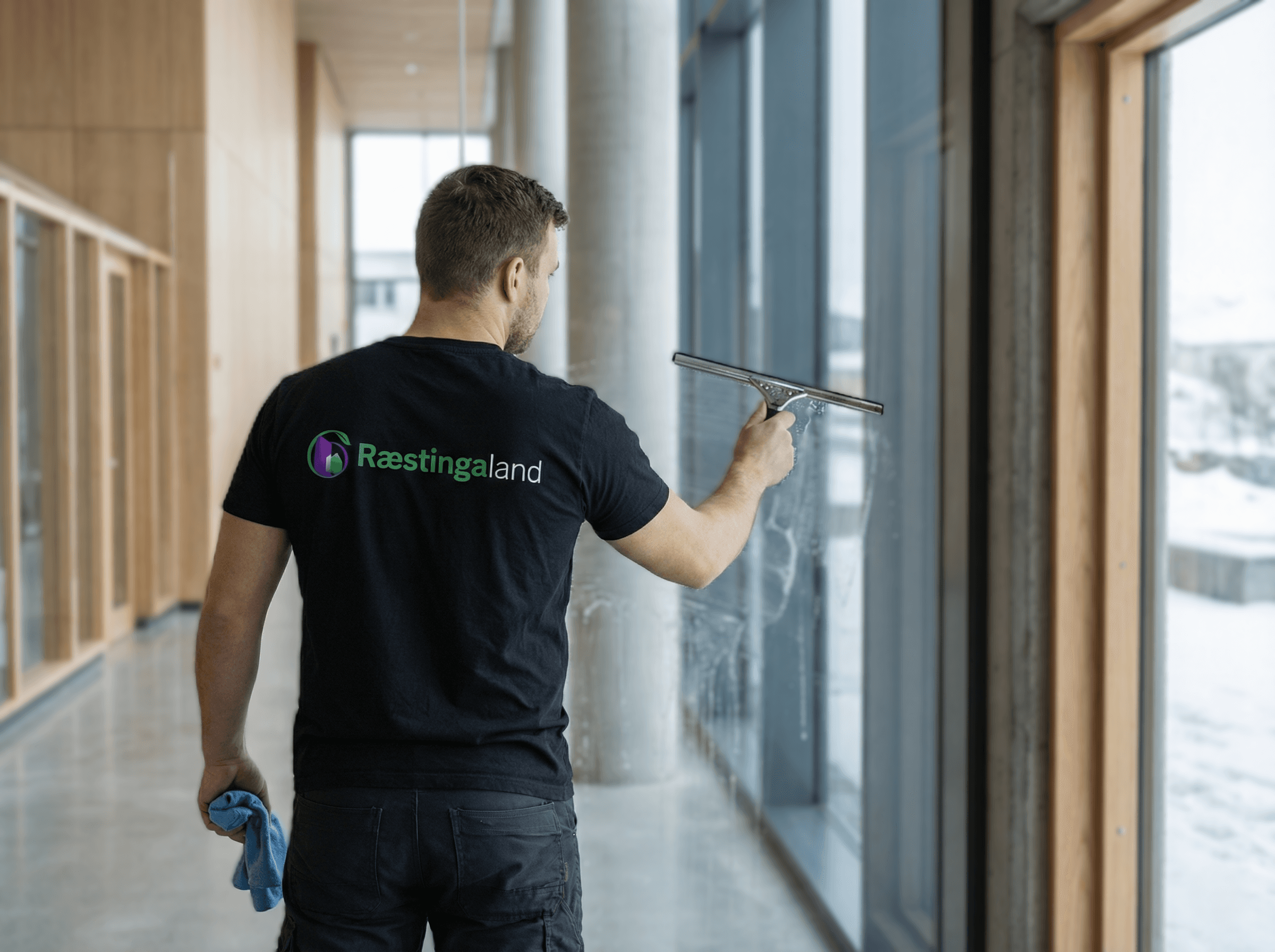 Fagleg skrifstofuþrif og sótthreinsun á vinnusvæði.