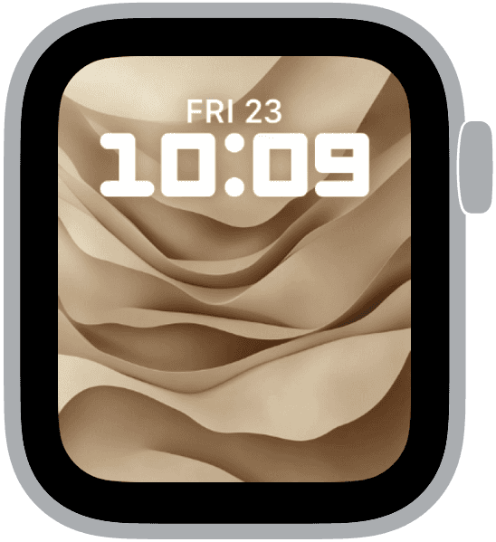 an apple watch face from the spring reset collection