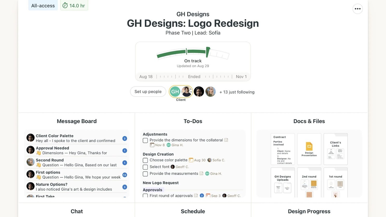 Basecamp's simple tool for client and team collaboration