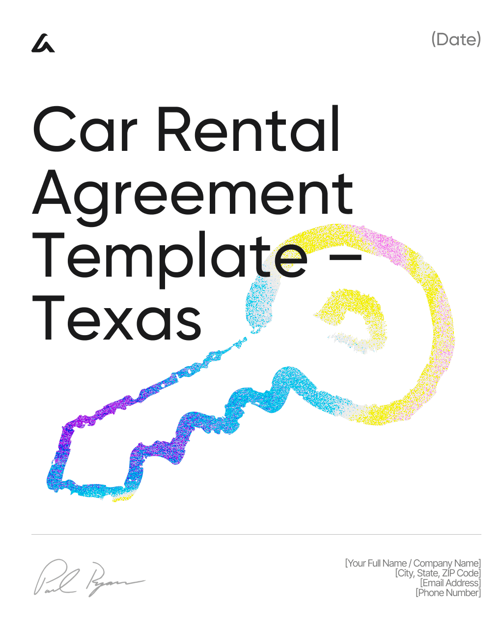 Car Rental Agreement Template – Texas