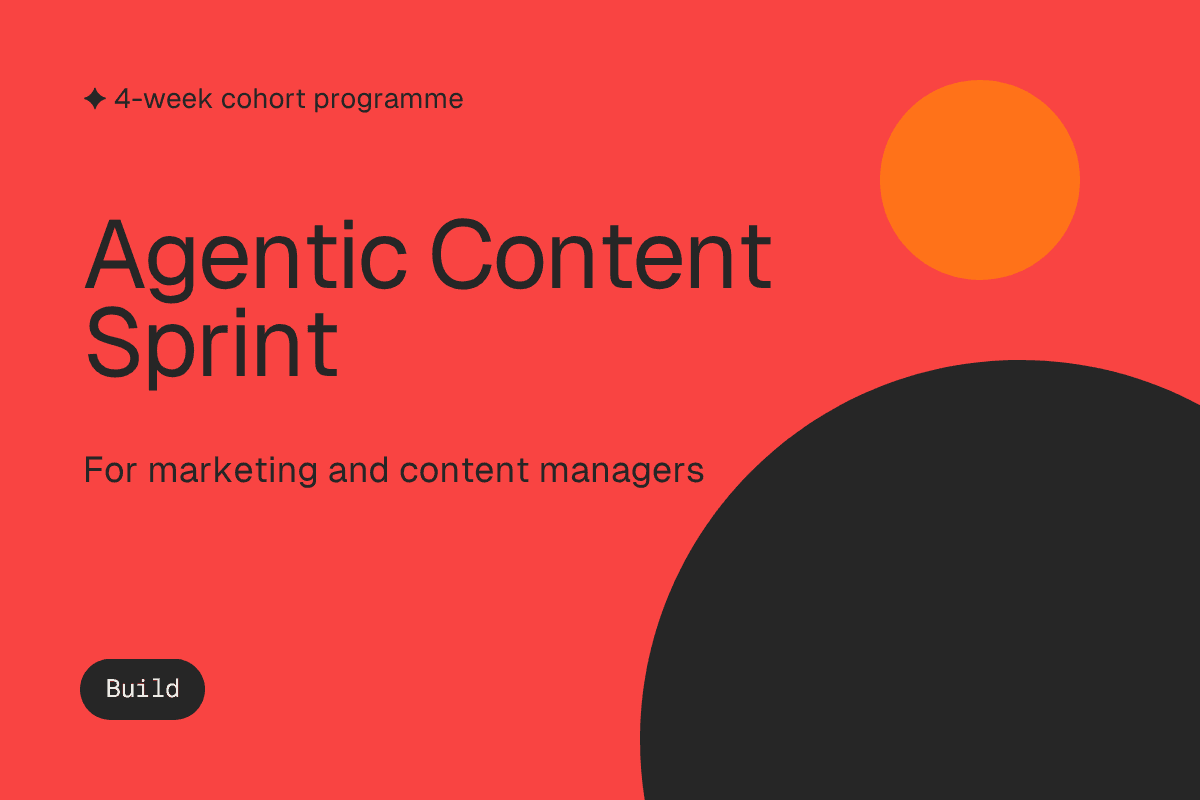 Agentic Content Sprint