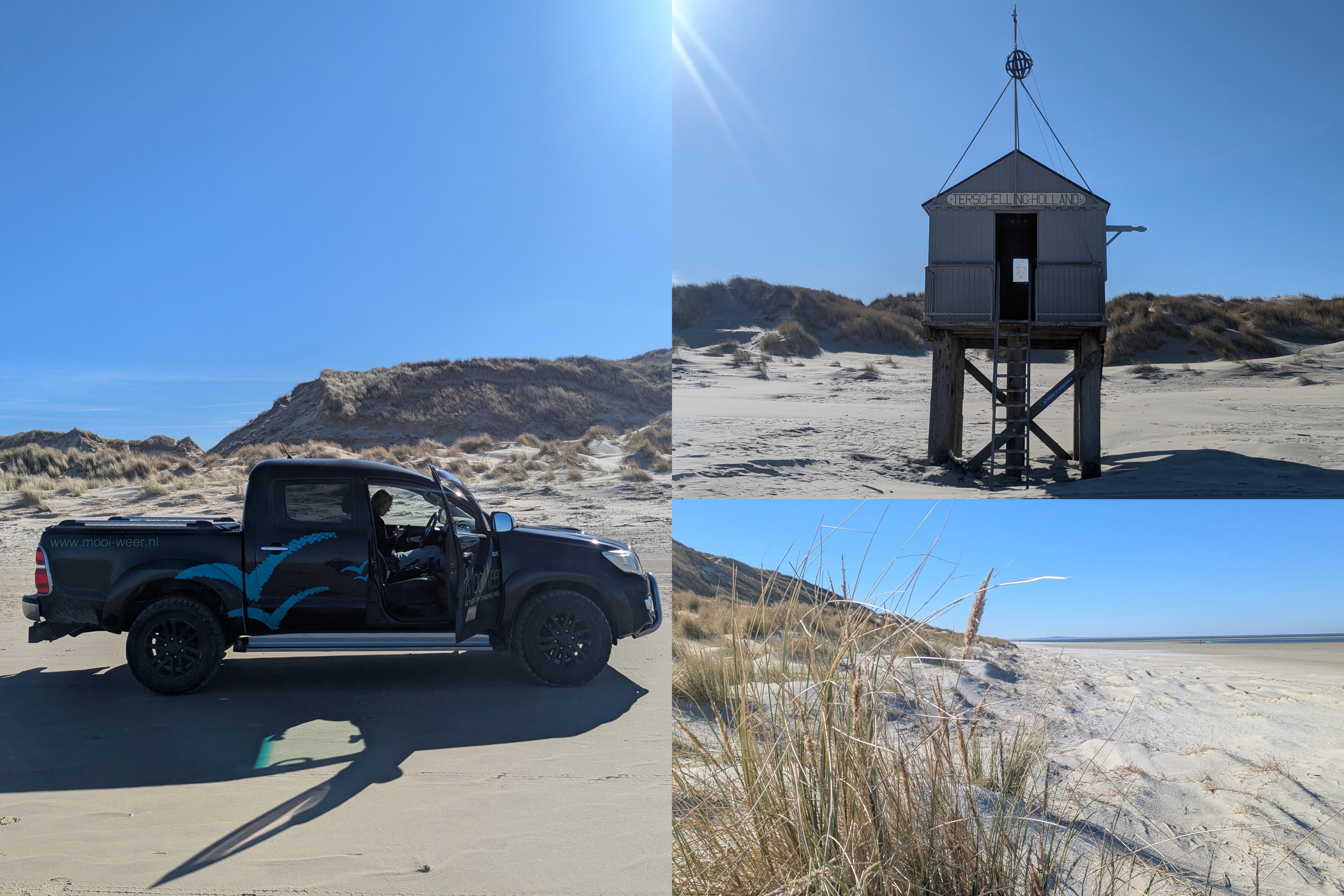 Off-road driving on the beach, Terschelling