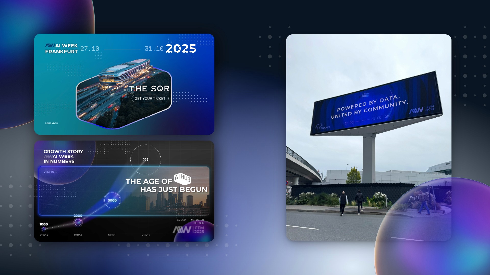 AI Week 2025 Frankfurt Airport Campaign