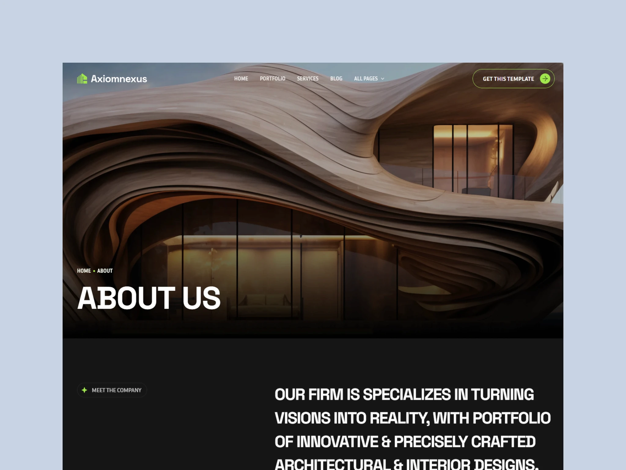 Portfolio & Agency Website Template