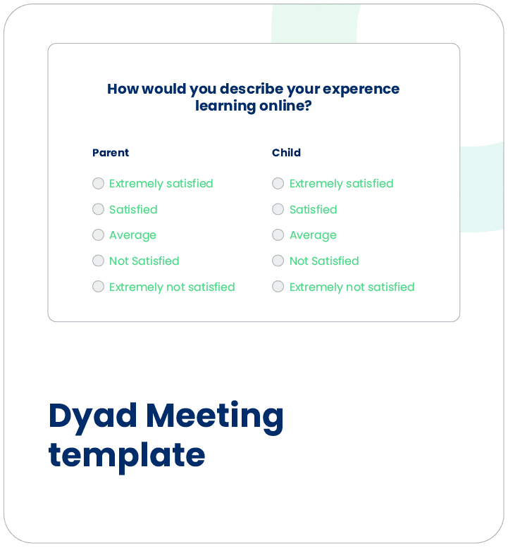 dyad meeting Template