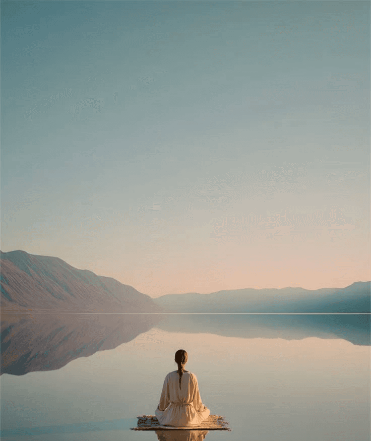 bird flying above water under white sky during daytime photo