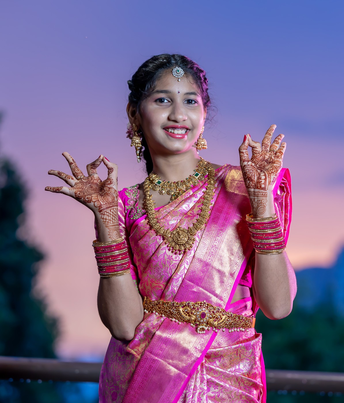 a black female model