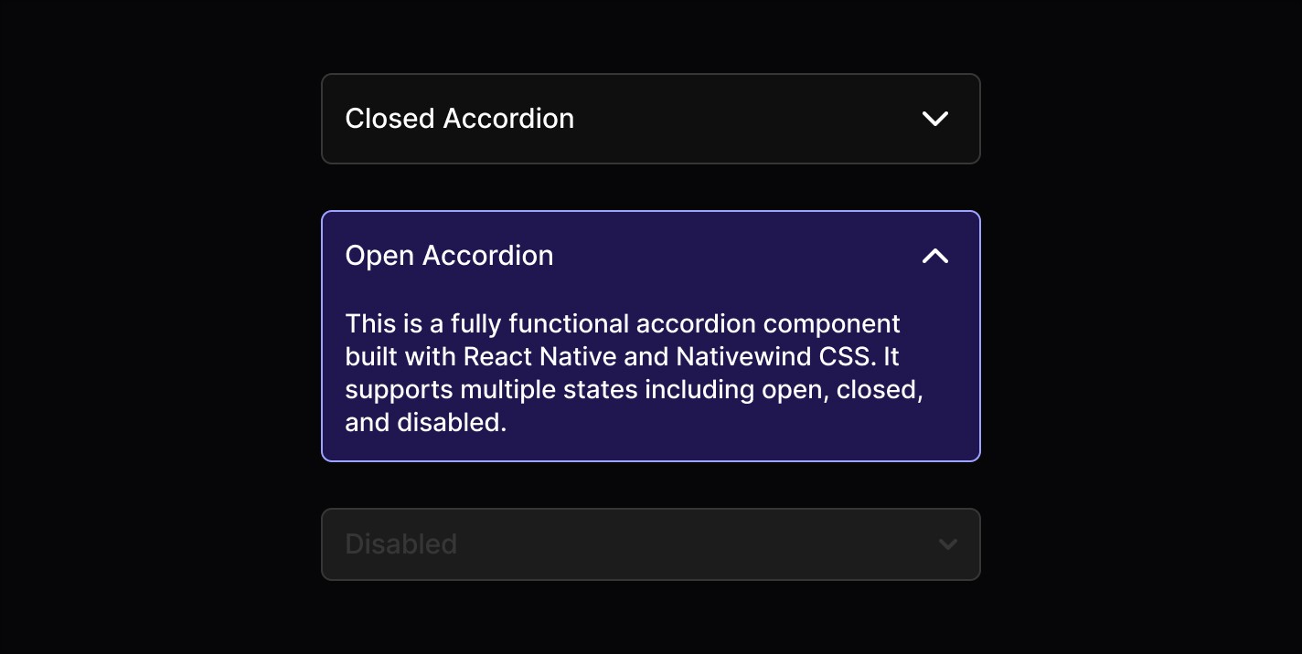 Accordion Component