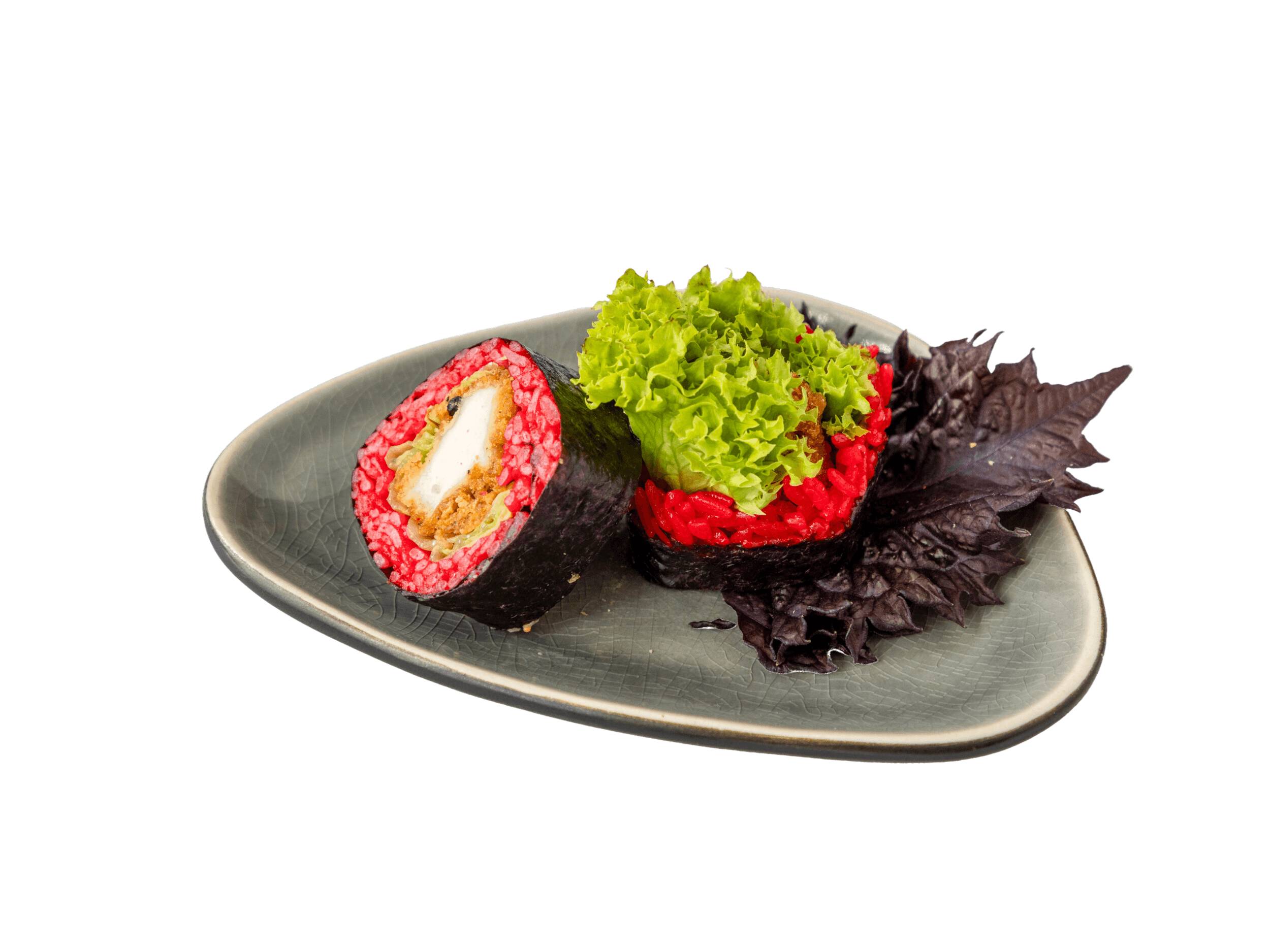 Futomaki roll met krokante kip – grote crispy futomaki Deventer sushie