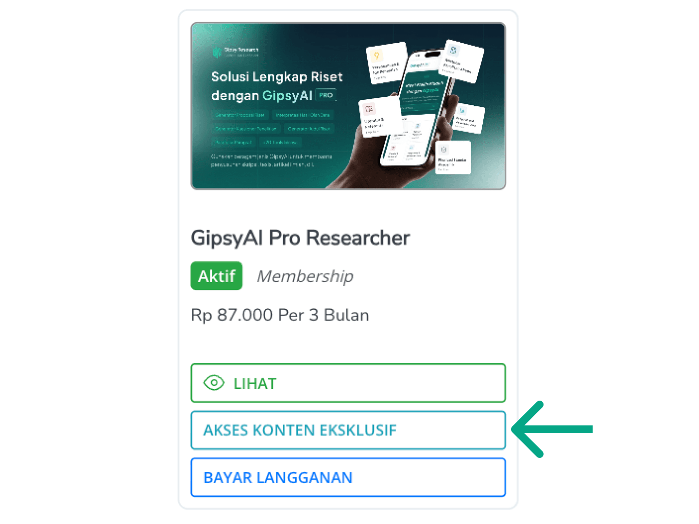 Langkah Pertama Penggunaan GipsyAI