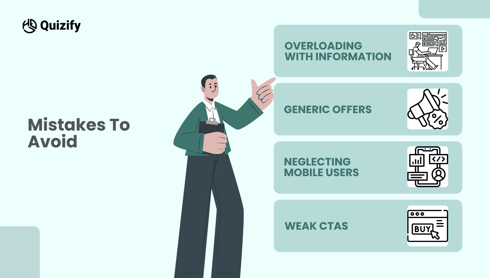 Mistakes to Avoid Optimizing Landing Pages for Maximum Impact - Quizify