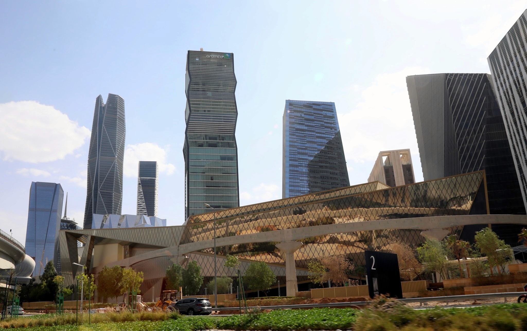 Roadside view of KAFD where the conference center is located