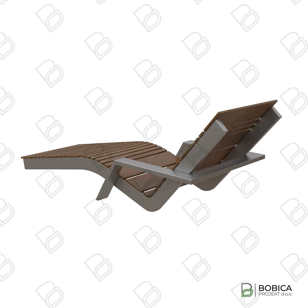 Urbana ležaljka s rukonaslonima – Linea Comfort