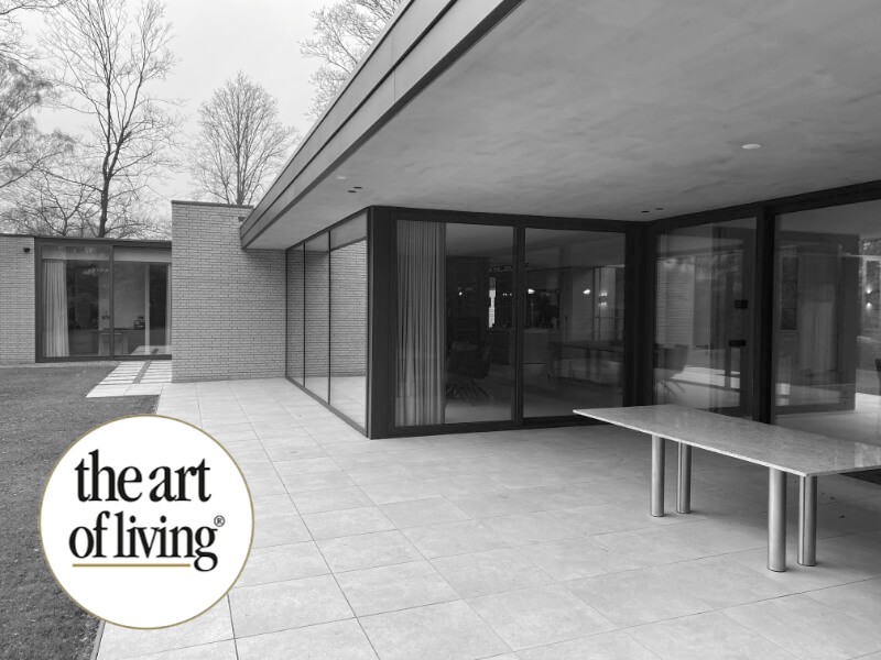 Stijlvolle strakke villa in onderhoudsarme materialen