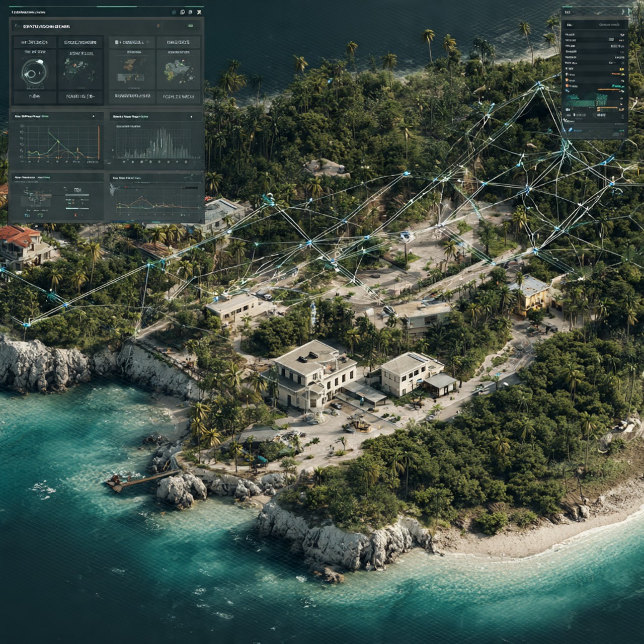 Man using Tyros® mobile app to monitor security officer path tracking during patrol